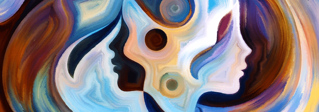 Image abstract human head